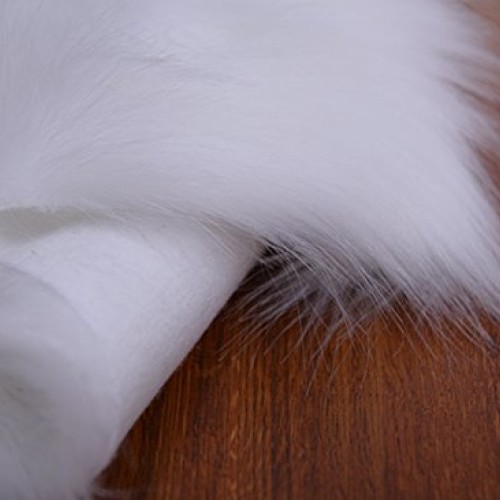 White Fur Fabric- Craft Fur, Fursuit Fur, Furry Fabric Shag Fur Fa...