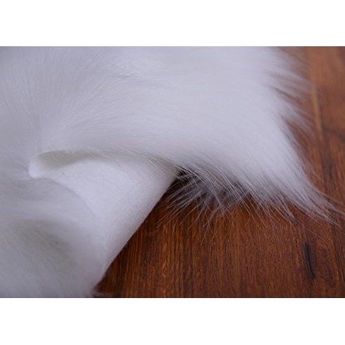 White Fur Fabric- Craft Fur, Fursuit Fur, Furry Fabric Shag Fur Fa...