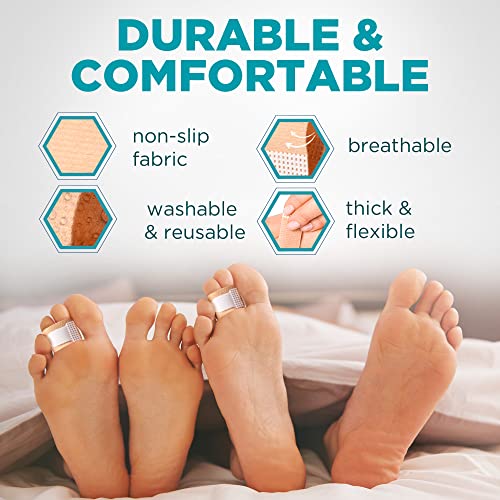 Homergy Hammer Toe Straightener Corrector Splint - 4 Broken Toe Wr...