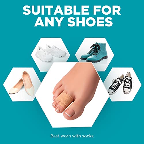 Homergy Hammer Toe Straightener Corrector Splint - 4 Broken Toe Wr...
