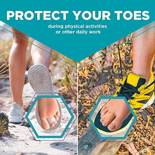Homergy Hammer Toe Straightener Corrector Splint - 4 Broken Toe Wr...