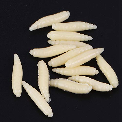 Homeriy 200pcs Fresh Water Fishing Bait Fishing Worms Artificial M...