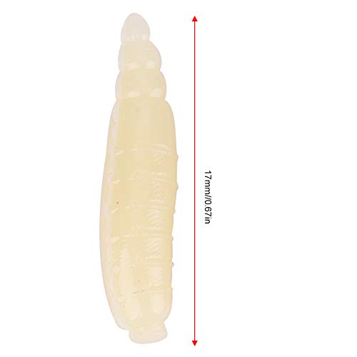 Homeriy 200pcs Fresh Water Fishing Bait Fishing Worms Artificial M...