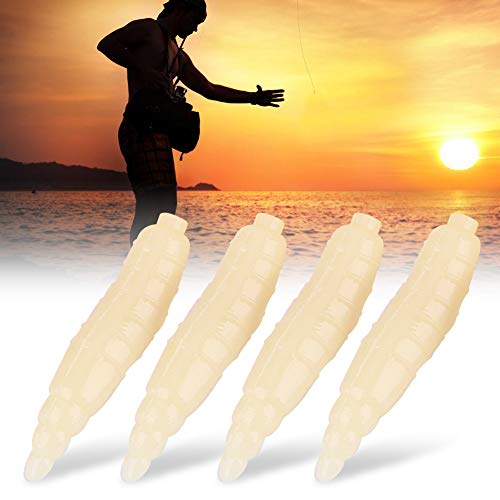 Homeriy 200pcs Fresh Water Fishing Bait Fishing Worms Artificial M...