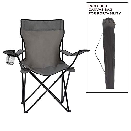 Homewell Portable Folding Chair for Outdoor, Beach and Camping Gr...