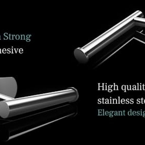 HomeZom Toilet Paper Holder, Toilet Paper Holder Wall Mount, Bathr...