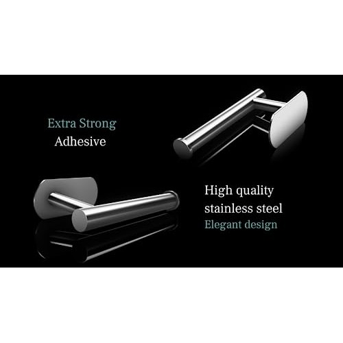 HomeZom Toilet Paper Holder, Toilet Paper Holder Wall Mount, Bathr...