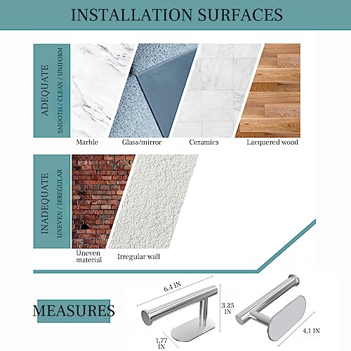 HomeZom Toilet Paper Holder, Toilet Paper Holder Wall Mount, Bathr...