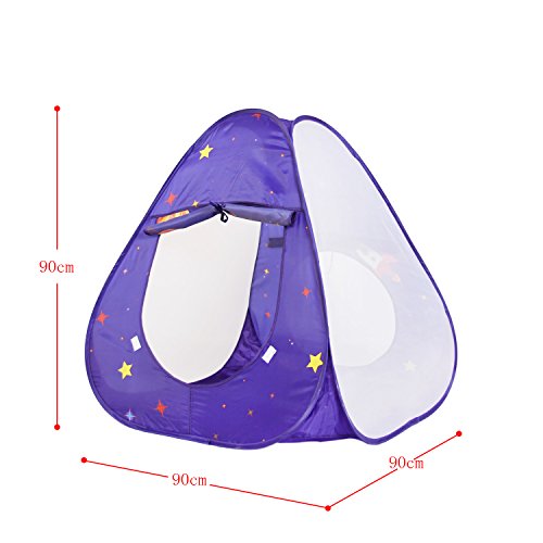 Homfu 3 in 1 Pop up Tunnel Tent for Kids Play Indoor Outdoor for C...