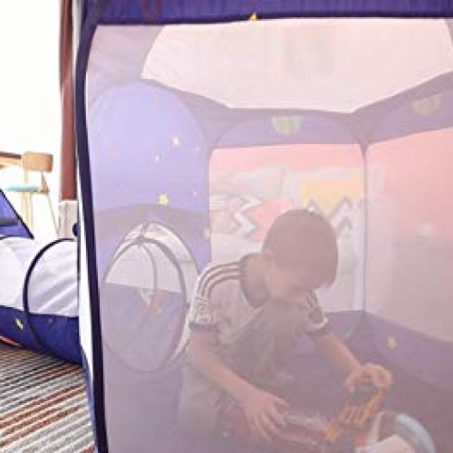 Homfu 3 in 1 Pop up Tunnel Tent for Kids Play Indoor Outdoor for C...