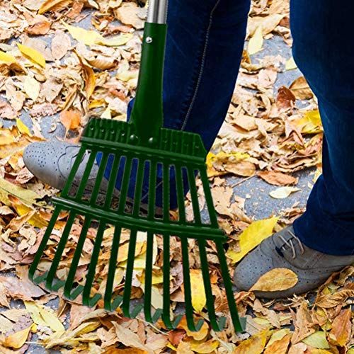 HOMIMP Adjustable Garden Leaf Rake,34 - 55 Adjustable Lightweigh...