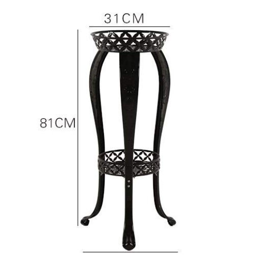 Metal Potted Plant Stand, 32inch Rustproof Decorative Flower Pot R...