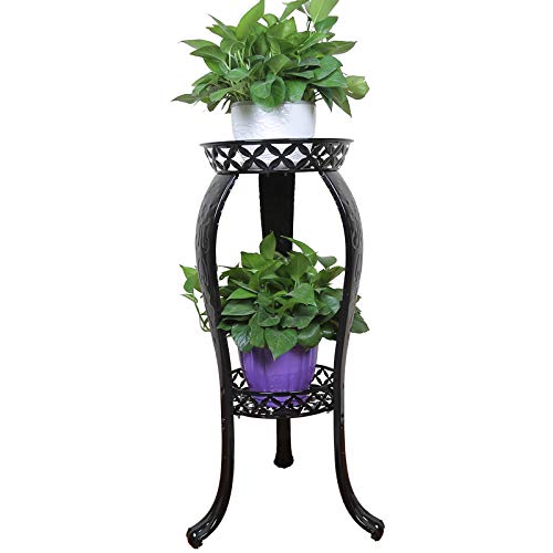 Metal Potted Plant Stand, 32inch Rustproof Decorative Flower Pot R...
