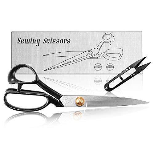 Sewing Scissors 10 Inch - Fabric Dressmaking Scissors Upholstery O...