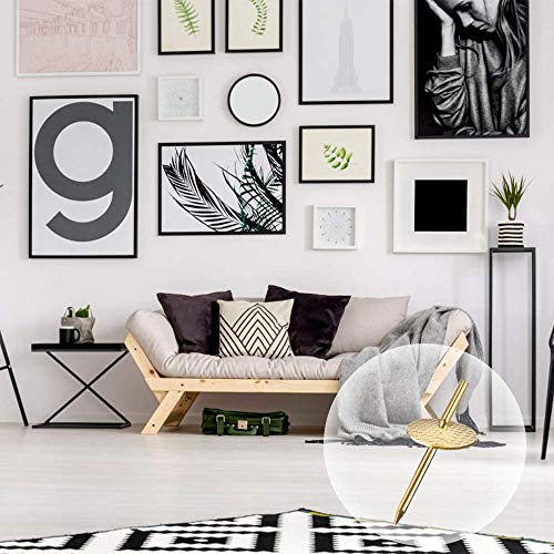 Hommie 50pcs Assorted One Step Hangers Iron Alloy Nail Hooks 20lbs...