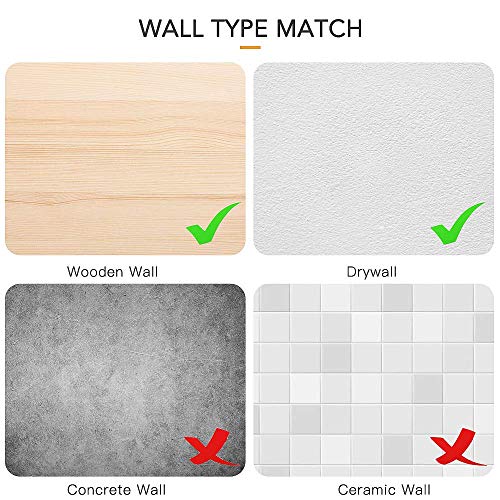 Hommie 50pcs Assorted One Step Hangers Iron Alloy Nail Hooks 20lbs...