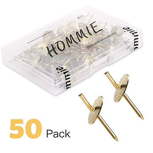 Hommie 50pcs Assorted One Step Hangers Iron Alloy Nail Hooks 20lbs...