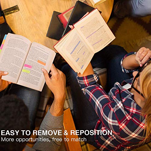 Sticky Notes Set, Hommie Colored Divider Self-Stick Notes Pads Bun...