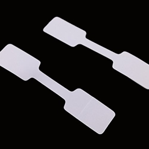 Honbay 200pcs Blank White Paper Price Tag Labels Jewelry Display C...