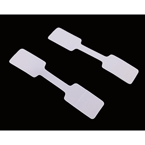 Honbay 200pcs Blank White Paper Price Tag Labels Jewelry Display C...