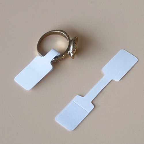 Honbay 200pcs Blank White Paper Price Tag Labels Jewelry Display C...