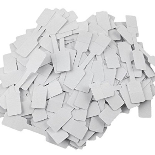 Honbay 200pcs Blank White Paper Price Tag Labels Jewelry Display C...