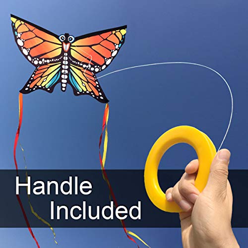 HONBO Kites for Kids, Beautiful Butterfly Kite for Adults, Easy to...