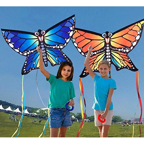 HONBO Kites for Kids, Beautiful Butterfly Kite for Adults, Easy to...