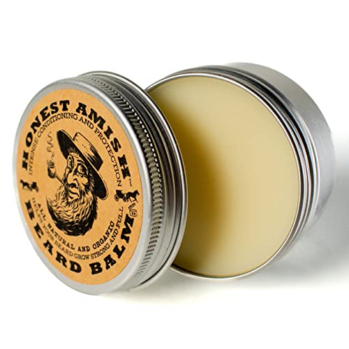 Honest Amish Beard Balm Leave-in Conditioner - Made with only Natu...