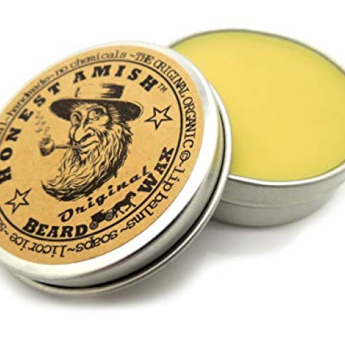 Honest Amish Original Beard Wax - All Natural and Organic- 2 ounce