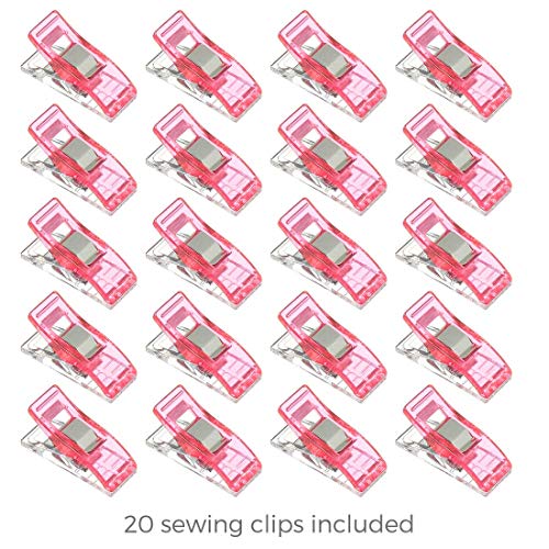 Rotary Cutter Set Pink - Quilting Kit incl. 45mm Fabric Cutter, 5 ...