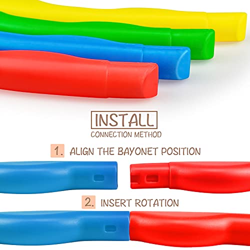 4 Pack Plastic Hula Rings Toys,Hula Rings Toys Adjustable Weight &...
