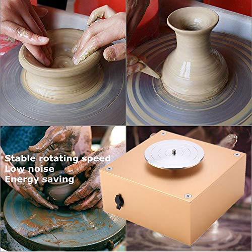 Hongzer Pottery Wheel, 12V Pottery Forming Machine 1500RPM Electri...