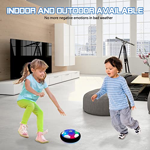 Hover Soccer Ball Toys for Boys, 2 LED Light Soccer Balls with Sof...