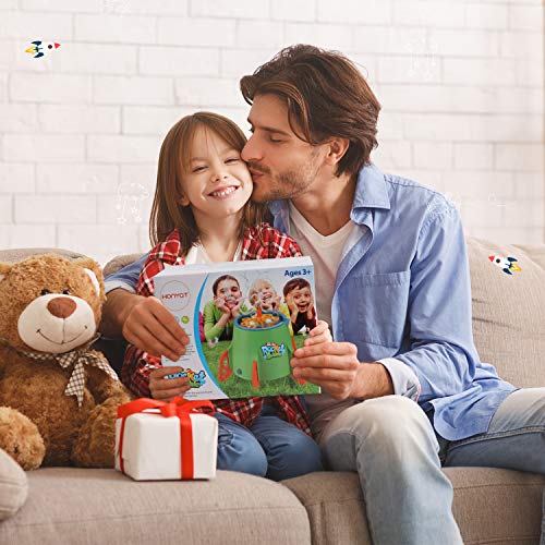 HONYAT Bubble Machine Super Rocket Bubble Blower 2000 Bubbles Per ...