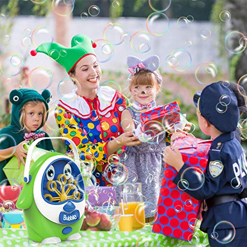 HONYAT Green Penguin Bubble Makers with 4oz Concentrated Bubble So...