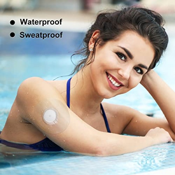60Pack Libre Sensor Covers Latex-Free Medical Adhesive Patches for...
