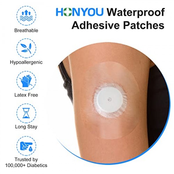 60Pack Libre Sensor Covers Latex-Free Medical Adhesive Patches for...