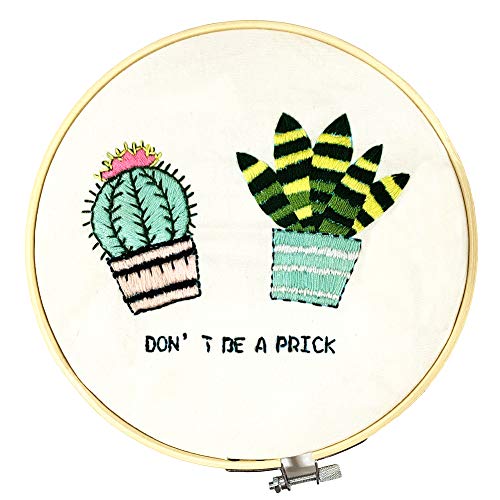 Embroidery Kit for Beginners,Plant Floral Cross Stitch Kits Embroi...