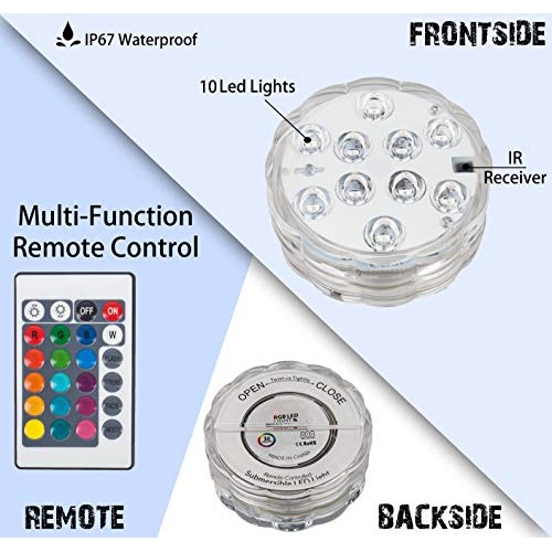 Submersible Led Lights with Remote - 2020 Underwater Led Lights - ...
