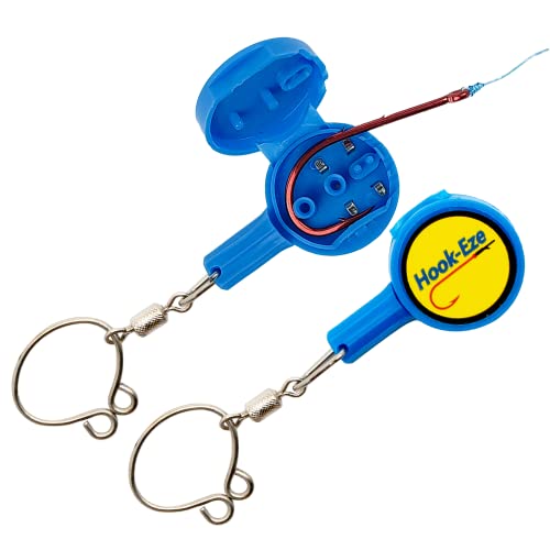 HOOK-EZE 2X Fishing Knot Tying Tool, Standard Size - Safety Device...