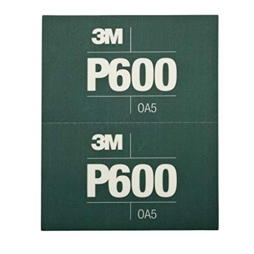 3M Hookit Flexible Abrasive Sheet, 34339, P600, 5.5 in x 6.8 in, 2...