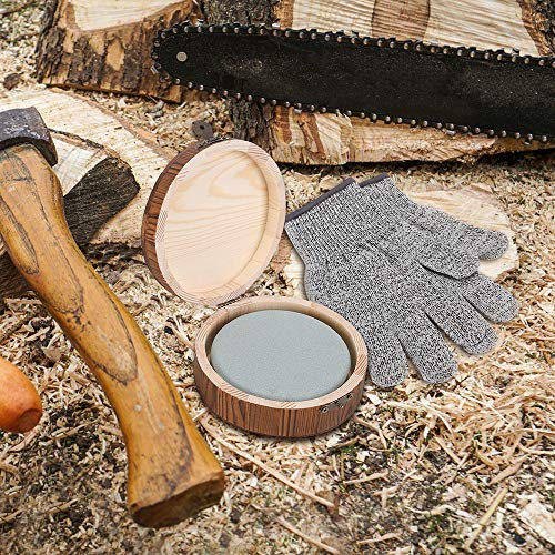 Axe Sharpening Stone Dual Grit Whetstone Sharpener Multipurpose Wa...