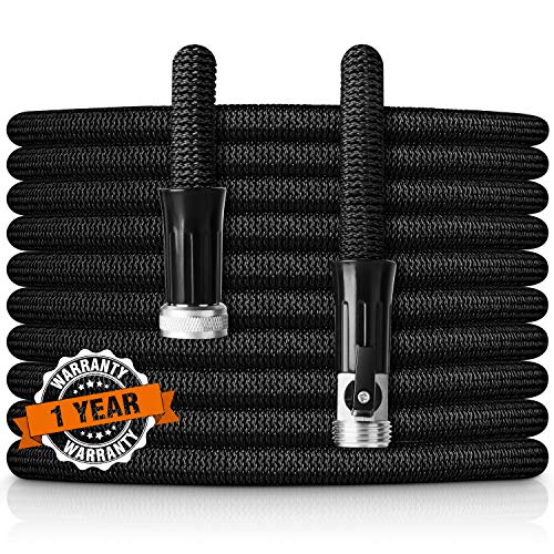 HooSeen Expandable Garden Hose, 50ft Flexible Kink-Free Water Hose...