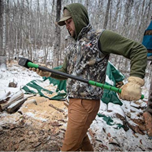Hooyman Splitting Maul with Heavy Duty Construction, Convex Grind ...