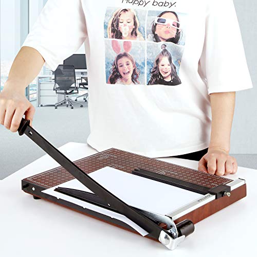 Paper Trimmer, A4 Guillotine Paper Cutter Heavy Duty Photo Guillot...