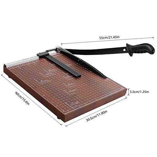 Paper Trimmer, A4 Guillotine Paper Cutter Heavy Duty Photo Guillot...