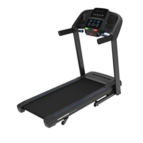 Horizon Fitness T101 Folding Treadmill with Incline for Running an...