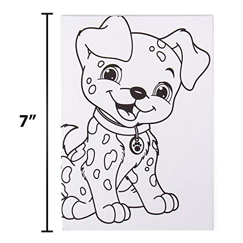 Horizon Group USA Pre-Printed Canvas & Paint Art Set, Ready to Pai...