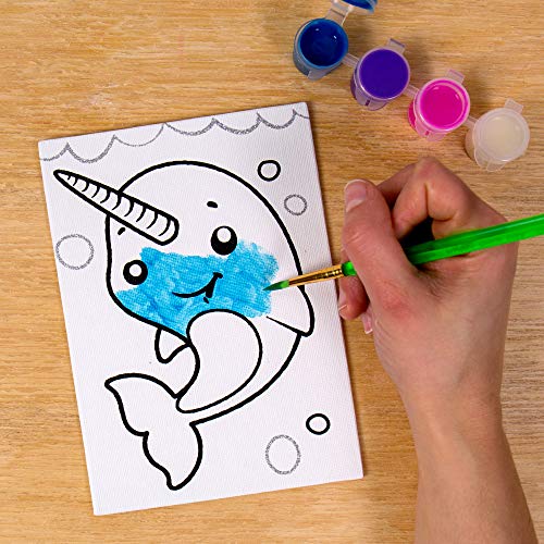 Horizon Group USA Pre-Printed Canvas & Paint Art Set, Ready to Pai...